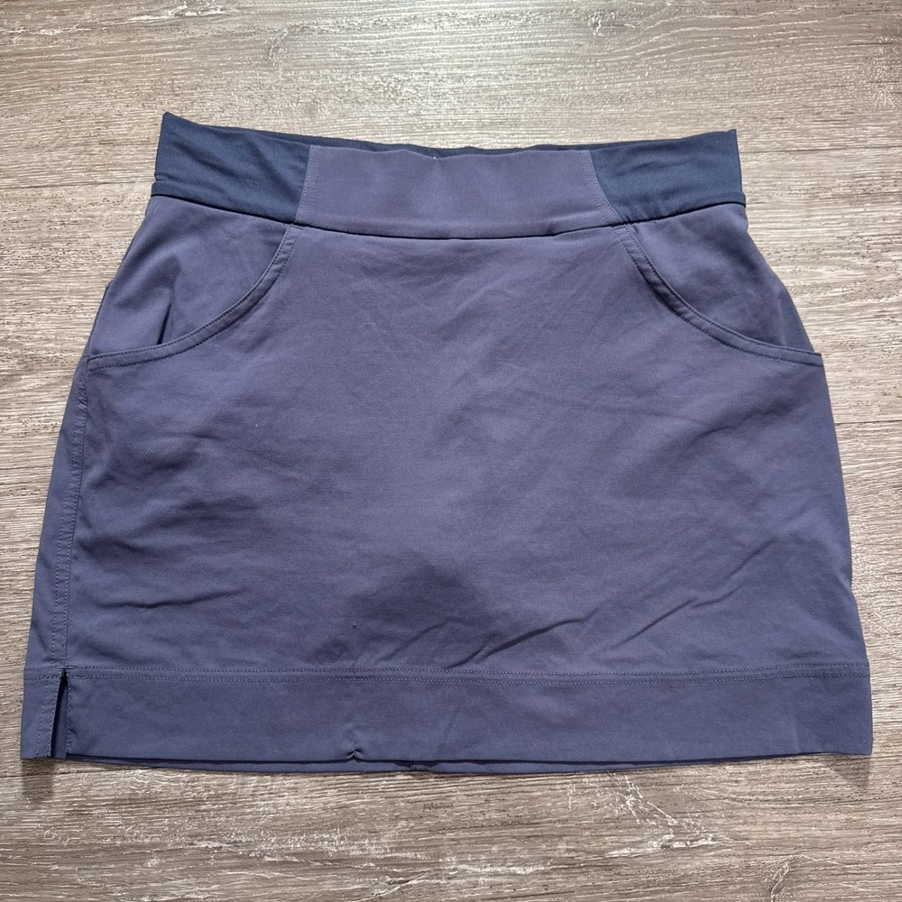 Columbia Skort Womens Small Blue Nylon Omni-Shield Outdoor Performance Athletic